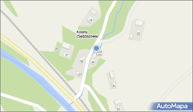 Sędziszowa, Sędziszowa, 59, mapa Sędziszowa