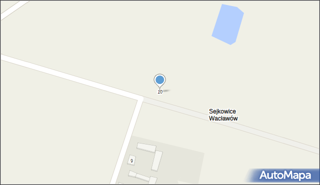 Sejkowice, Sejkowice, 10, mapa Sejkowice