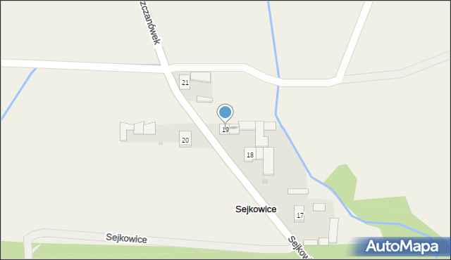 Sejkowice, Sejkowice, 19, mapa Sejkowice