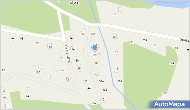 Sekłak, Sekłak, 39E, mapa Sekłak