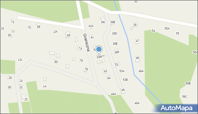 Sekłak, Sekłak, 43A, mapa Sekłak