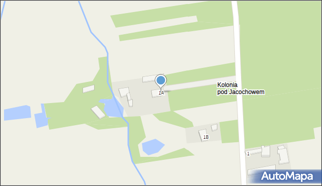 Seligów, Seligów, 1A, mapa Seligów