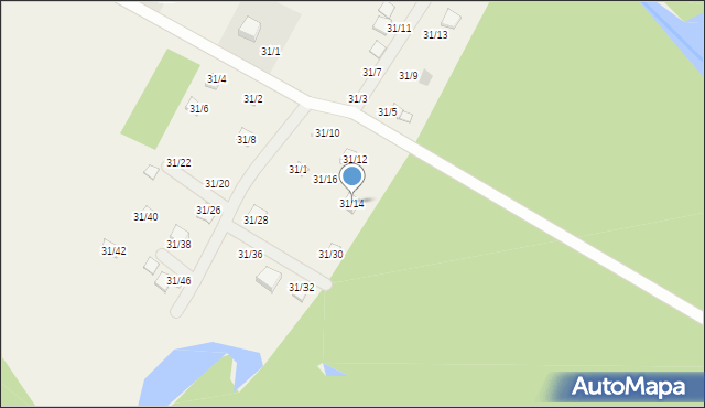 Sendeń Mały, Sendeń Mały, 31/14, mapa Sendeń Mały