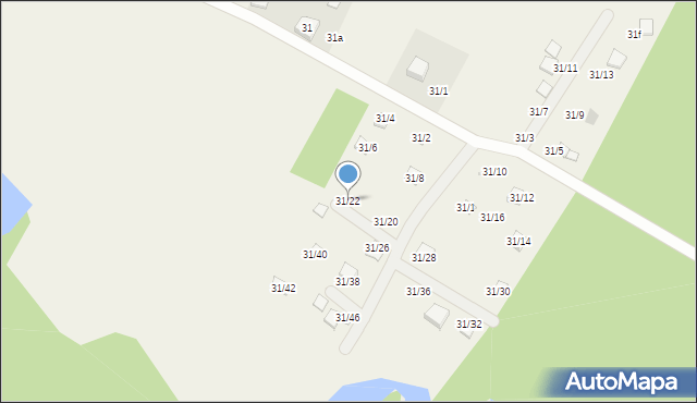 Sendeń Mały, Sendeń Mały, 31/22, mapa Sendeń Mały