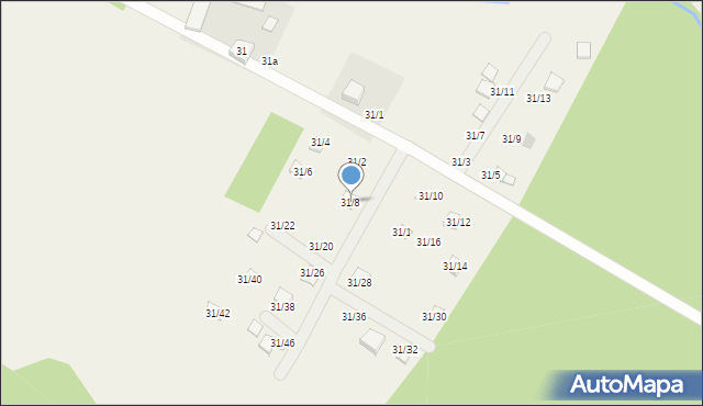 Sendeń Mały, Sendeń Mały, 31/8, mapa Sendeń Mały