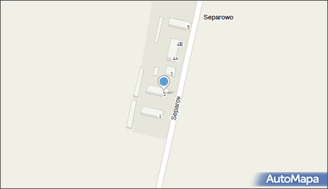 Separowo, Separowo, 2, mapa Separowo