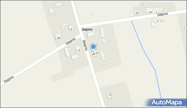 Sepno, Sepno, 4A, mapa Sepno