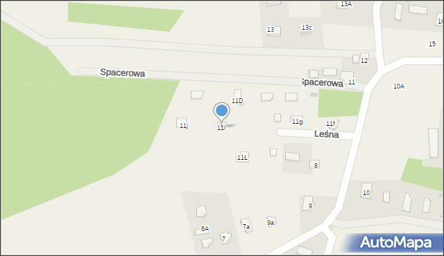 Sępochów, Sępochów, 11i, mapa Sępochów