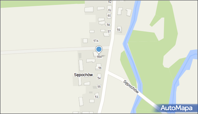 Sępochów, Sępochów, 56A, mapa Sępochów