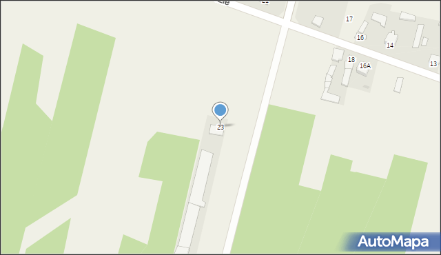 Seredzice-Zawodzie, Seredzice-Zawodzie, 23, mapa Seredzice-Zawodzie