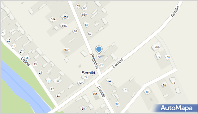 Serniki, Serniki, 70, mapa Serniki