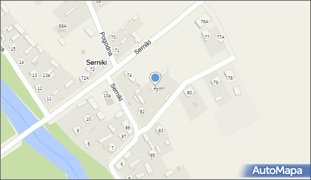 Serniki, Serniki, 73, mapa Serniki