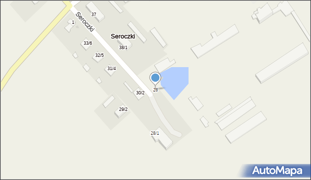 Seroczki, Seroczki, 28, mapa Seroczki