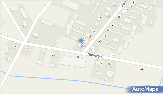Seroczyn, Seroczyn, 9, mapa Seroczyn