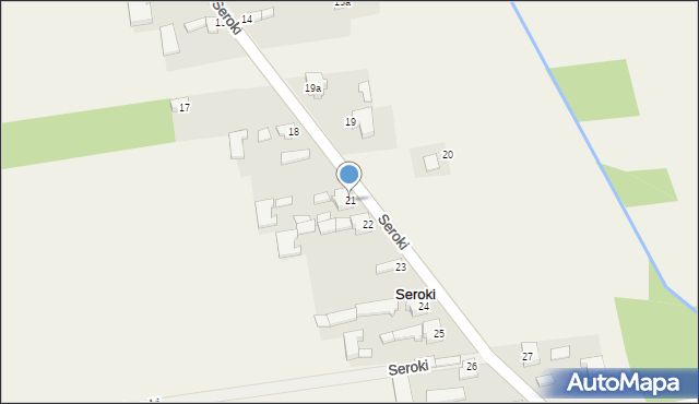 Seroki, Seroki, 21, mapa Seroki