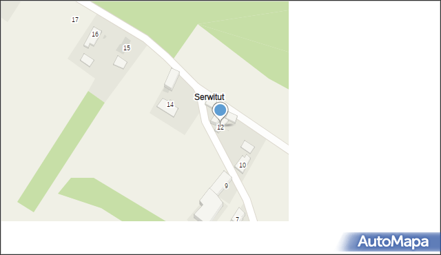 Smolarnia, Serwitut, 12, mapa Smolarnia
