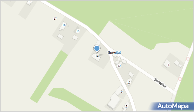 Smolarnia, Serwitut, 14, mapa Smolarnia