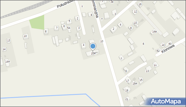 Stare Opole, Seminaryjna, 10A, mapa Stare Opole