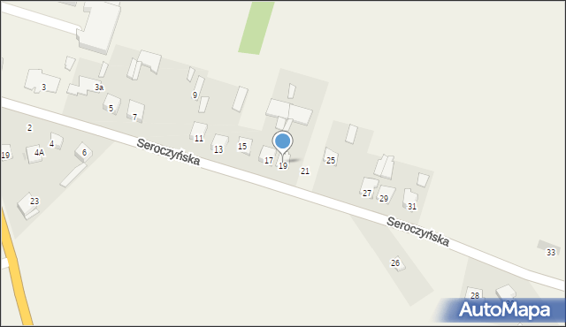 Sterdyń, Seroczyńska, 19, mapa Sterdyń