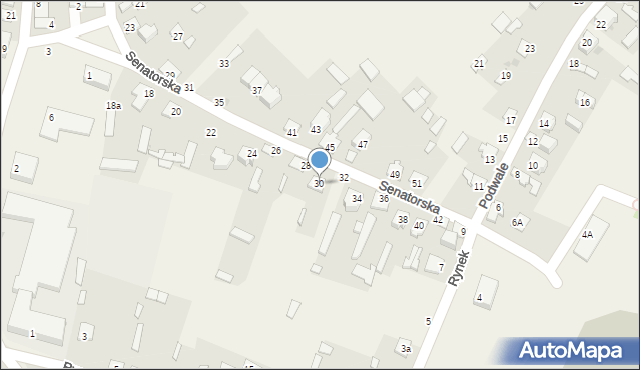 Stężyca, Senatorska, 30, mapa Stężyca