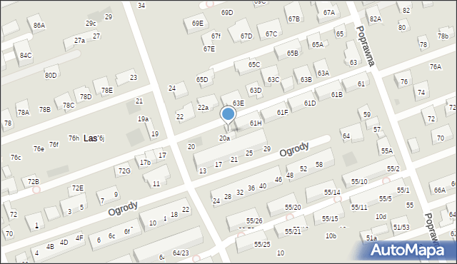 Warszawa, Sęczkowa, 72C, mapa Warszawy