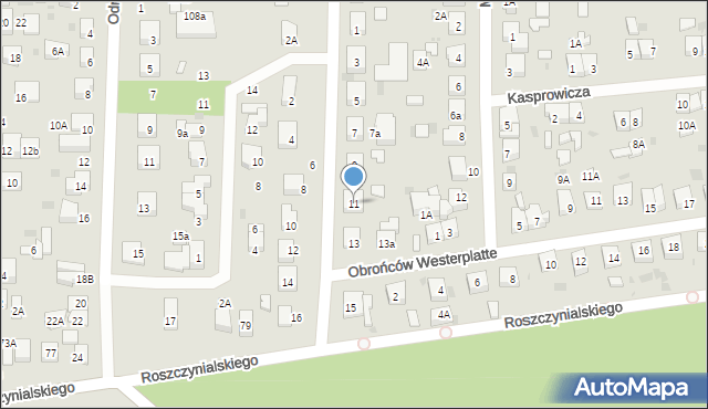 Wejherowo, Sędzickiego Franciszka, 11, mapa Wejherowo