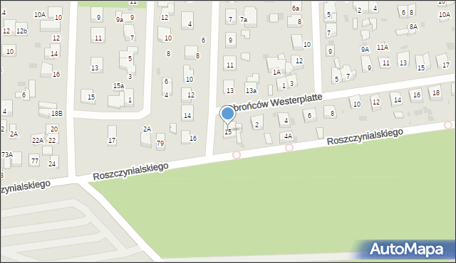 Wejherowo, Sędzickiego Franciszka, 15, mapa Wejherowo