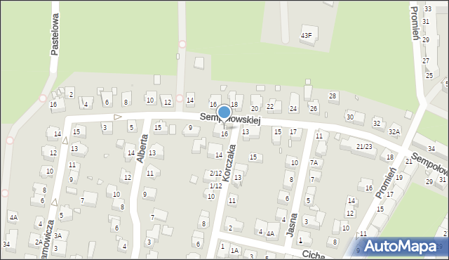 Wrocław, Sempołowskiej Stefanii, 11, mapa Wrocławia