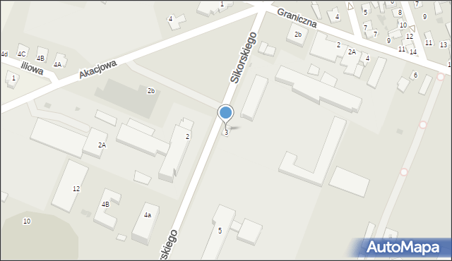 Aleksandrów Kujawski, Sikorskiego Władysława, gen., 3, mapa Aleksandrów Kujawski