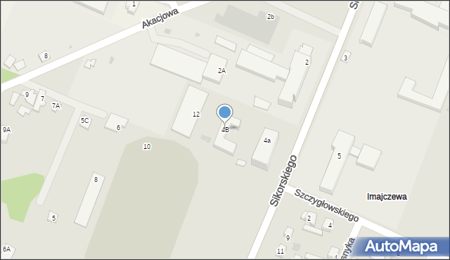 Aleksandrów Kujawski, Sikorskiego Władysława, gen., 4B, mapa Aleksandrów Kujawski