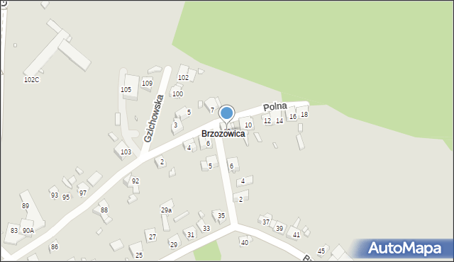 Będzin, Sierakowskiego Zygmunta, 10, mapa Będzin