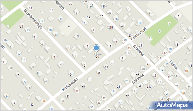 Bełchów, Sienkiewicza Henryka, 1, mapa Bełchów