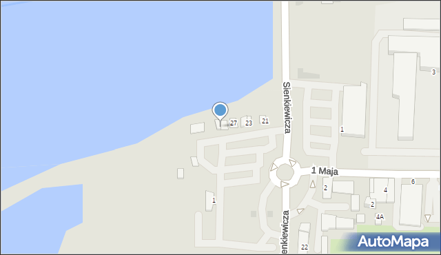 Blachownia, Sienkiewicza Henryka, 27a, mapa Blachownia