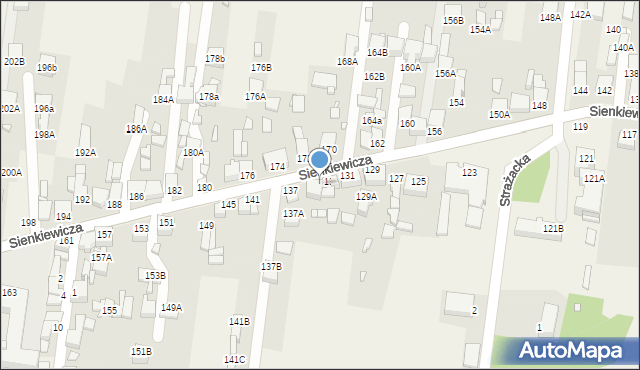 Bobrowniki, Sienkiewicza Henryka, 135, mapa Bobrowniki