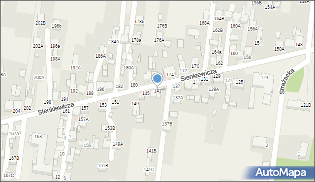 Bobrowniki, Sienkiewicza Henryka, 141, mapa Bobrowniki