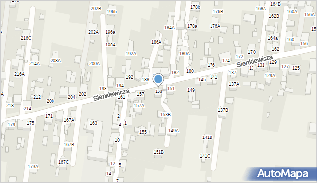 Bobrowniki, Sienkiewicza Henryka, 153, mapa Bobrowniki