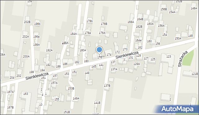 Bobrowniki, Sienkiewicza Henryka, 176, mapa Bobrowniki