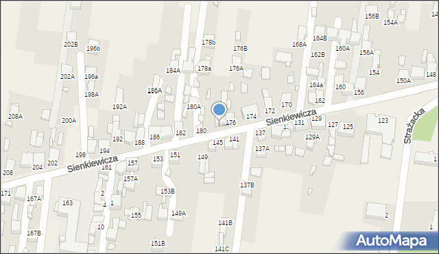 Bobrowniki, Sienkiewicza Henryka, 178, mapa Bobrowniki