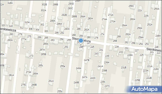 Bobrowniki, Sienkiewicza Henryka, 249, mapa Bobrowniki