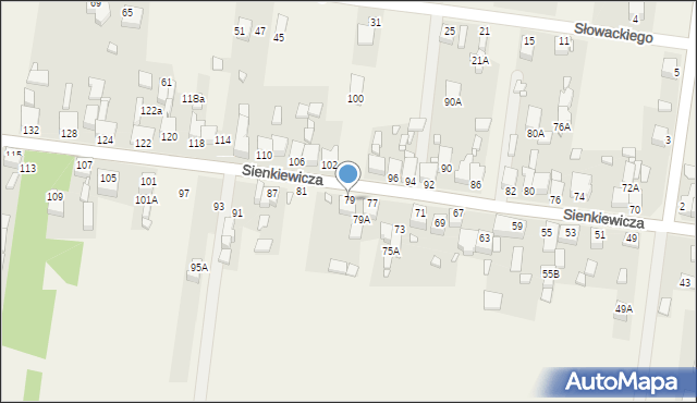 Bobrowniki, Sienkiewicza Henryka, 79, mapa Bobrowniki