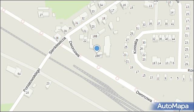 Boguszów-Gorce, Sienkiewicza Henryka, 18A, mapa Boguszów-Gorce