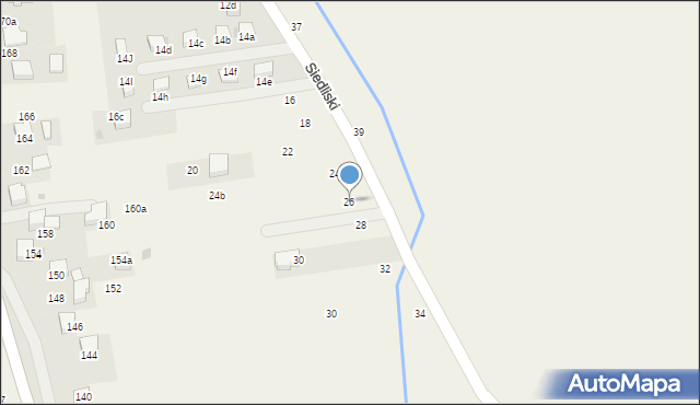 Bolechowice, Siedliski, 26, mapa Bolechowice