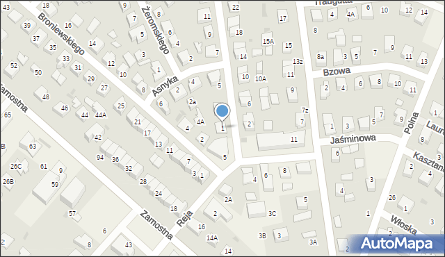 Bolszewo, Sienkiewicza Henryka, 1, mapa Bolszewo