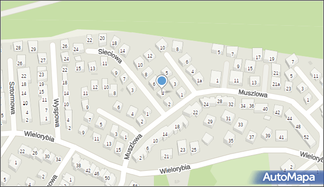 Bydgoszcz, Sieciowa, 4, mapa Bydgoszczy