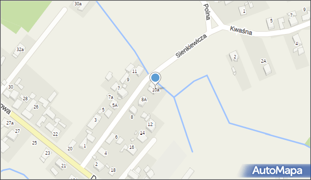 Chróścice, Sienkiewicza Henryka, 10a, mapa Chróścice