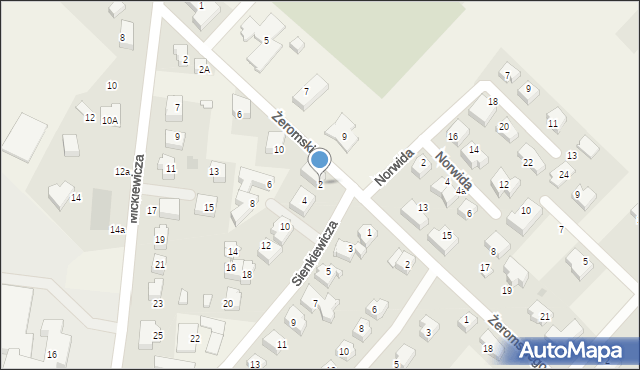 Chwaszczyno, Sienkiewicza Henryka, 2, mapa Chwaszczyno