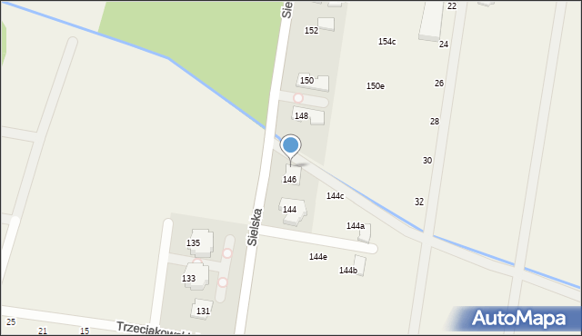 Chylice, Sielska, 146A, mapa Chylice