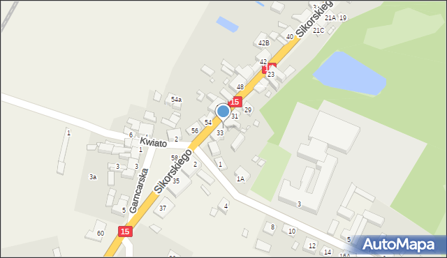 Cieszków, Sikorskiego Władysława, gen., 33a, mapa Cieszków