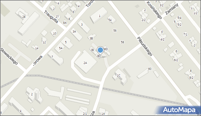 Czarna Białostocka, Sienkiewicza Henryka, 2G, mapa Czarna Białostocka