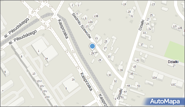 Dąbrowa Górnicza, Siedmiu Szewców, 24, mapa Dąbrowa Górnicza